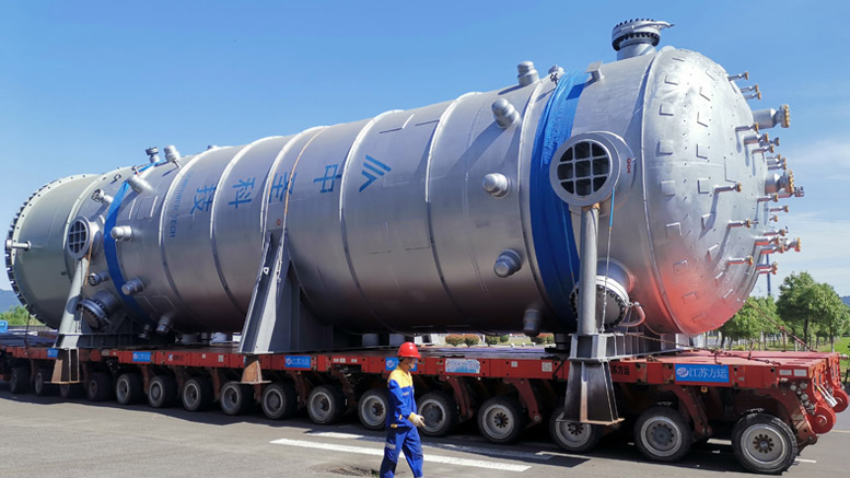 江蘇瑞恒環(huán)氧丙烷項目反應器（扭曲管）